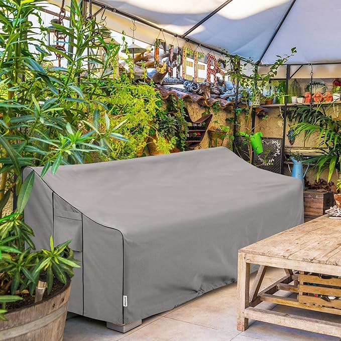 Outdoor Patio Furniture Covers Waterproof ,Durable 3-Seater Sofa Cover Fits up to 76W x 32.5D x 33H inches