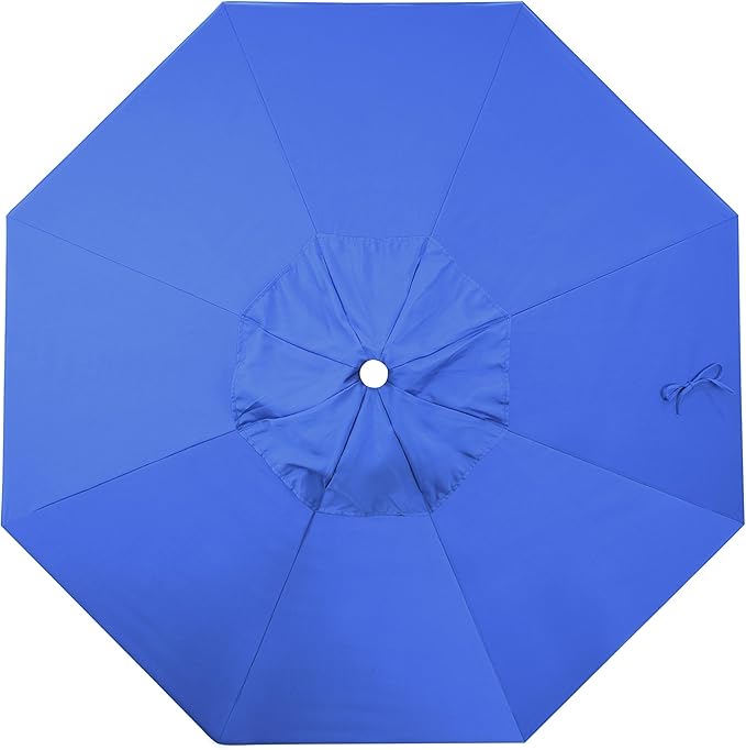 California Umbrella Replacement Canopy Cover in Royal Blue Olefin Umbrella, 7.5' Round