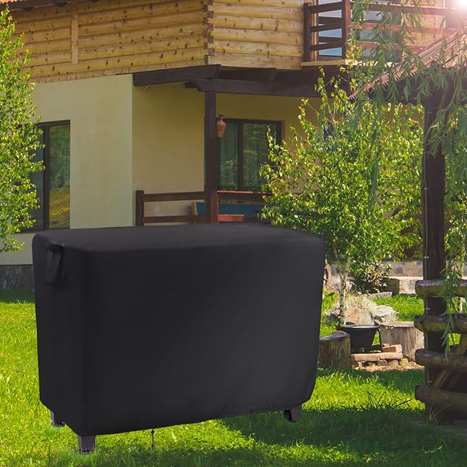55 Inch Outdoor Furniture Cover for Keter Unity XL Portable Table, Waterproof Patio Rectangle Table Covers, Outdoor Pizza Oven Grill Cover