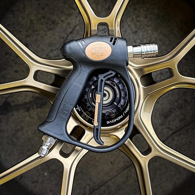 Ethos Swivel Gun β Pressure Washer Gun with 360Β° Swivel & Auto-Locking 1/4" Quick Connect, Short Pressure Washer Gun for Car Wash, High Pressure Washer Gun, Power Washer Gun β Foam Cannon Compatible