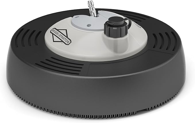 Briggs & Stratton 14 Inch Rotating Jet Surface Cleaner with Built In Detergent Tank and Quick Connect Wands for Patio, Lawn, and Garden