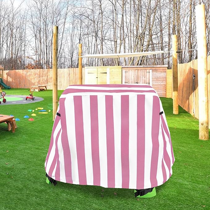 Kids Water Table Cover, Outdoor Heavy Duty Durable Waterproof Dustproof Anti-UV Kids Water Play Table Cover, Compatible with Step2 Rain Showers Splash Pond, Pink