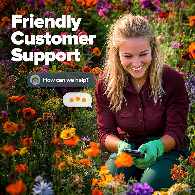 HOME GROWN Premium Wildflower Seeds Bulk Mix | 59,300+ Perennial & Annual Flower Seed for Planting Outdoors | 19 Varieties Throw and Grow for Bees & Butterflies | 2 oz