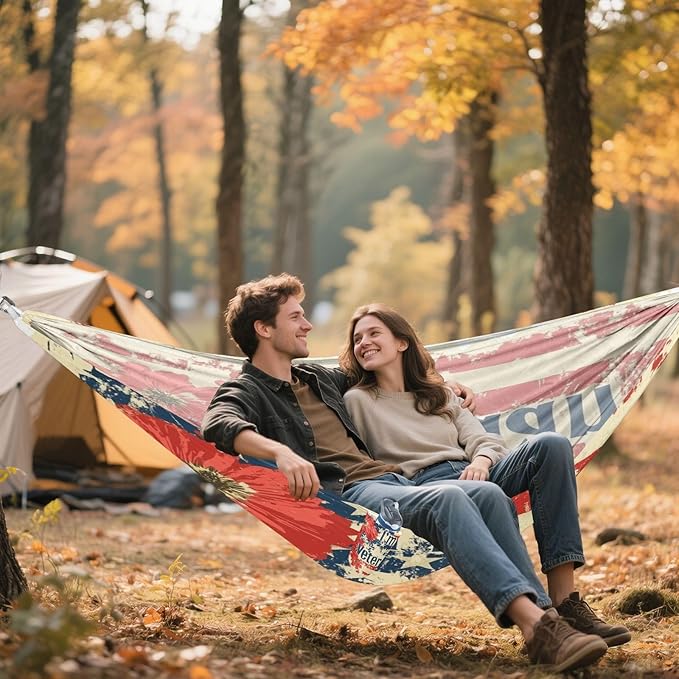 National Vietnam War Veterans Day Flowers Outdoor Hammock with Tree Straps Tree Hammock for Outside Beach Patio Garden