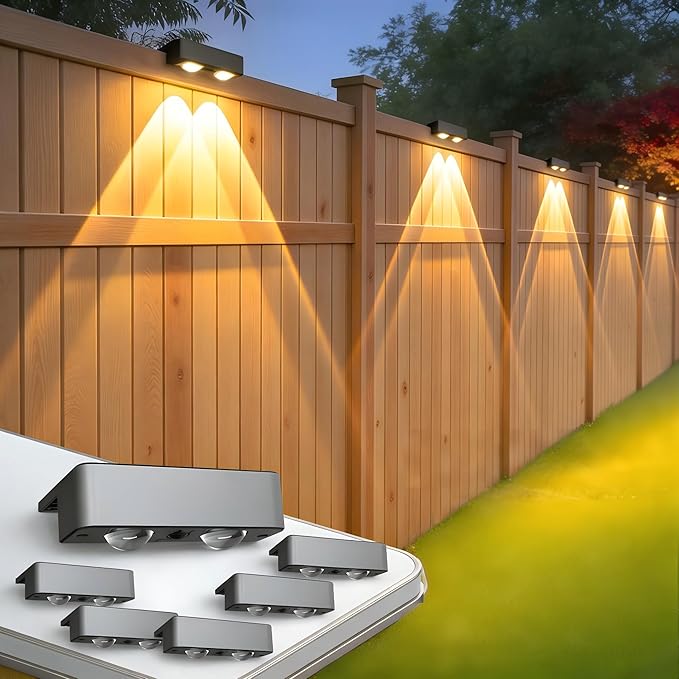 Solar Lights Outdoor Waterproof, WL09M-T RGBWW Spotlight Lens, Solar Lights Outdoor Decorative, 10 Colors for Patio, Garden Walls (MIN)