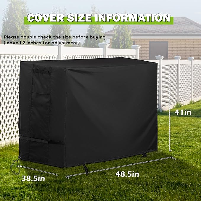 Patio High Top Table and Chairs Cover, Outdoor Bar Height Patio Dining Set Cover for 5-Piece Wicker Bar Dining Set/4 Person Patio Table and Chairs Set