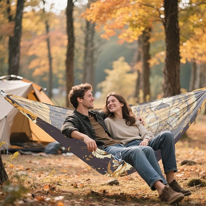 Glided Beasts Camping Hammock Fabric for Outside Patio Garden