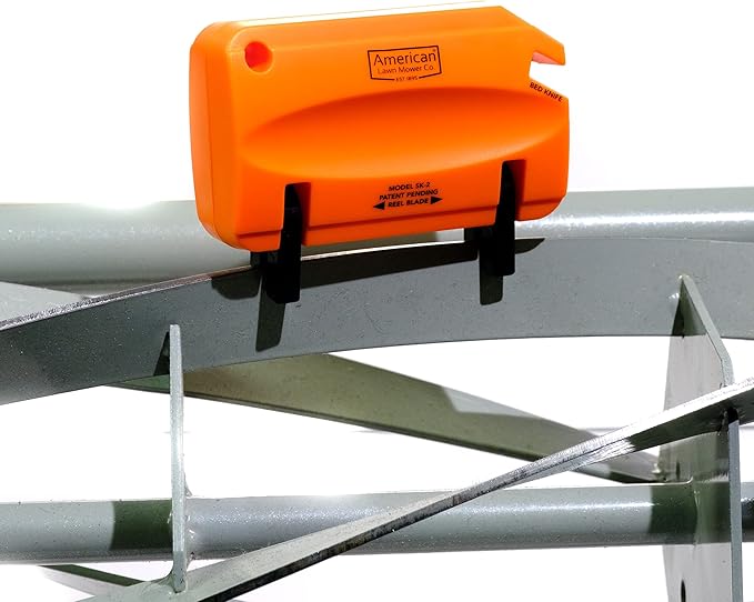 Great States 14" Push Reel Lawn Mower Bundle with Sharpener