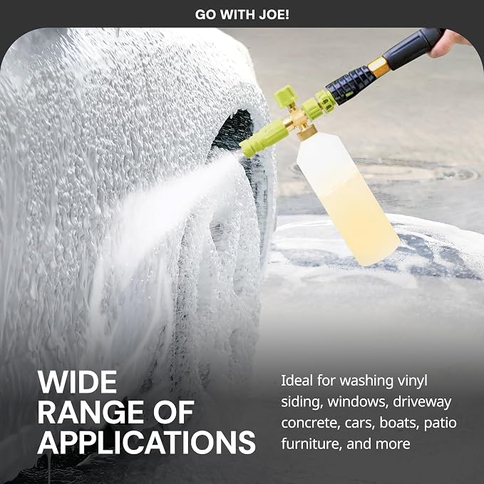 Sun Joe 34 Ounce Foam Soap Spray Cannon for SPX Series Electric Pressure Washer