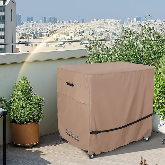 ULTCOVER Rolling Dining Prep Table Cart Cover 36L x 24W x 34H inch for Outdoor Garden Patio Kitchen Food Serving Worktable Cart