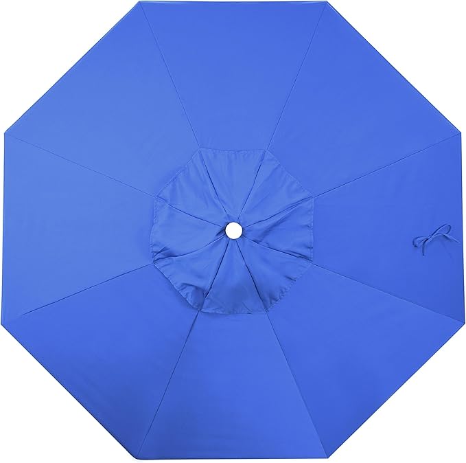 California Umbrella Replacement Canopy Cover in Royal Blue Olefin Umbrella, 9' Round
