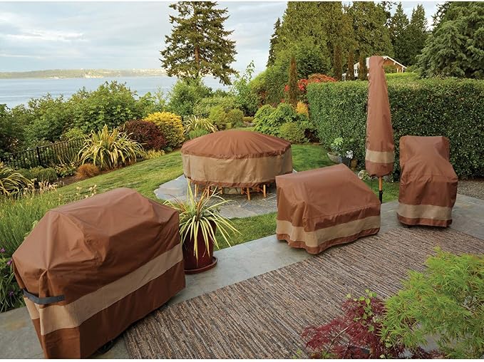 DUCKCOVERS Ultimate Waterproof 36 Inch Patio Chair Cover, Outdoor Chair Covers