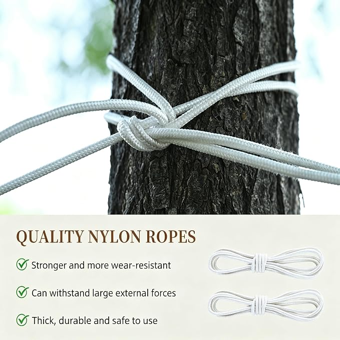 Double Hammock,2 Person Portable Camping Hammock Bed with Anti Roll Balance Beam & Tree Straps,550lbs Capacity for Porch Garden Patio Backyard Indoor Outdoor Red