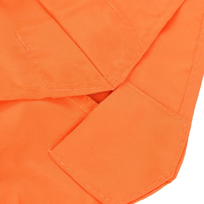 belupai 10ft Patio Umbrella Replacement Canopy, 6 Ribs Canopy Replacement Water Resistant Patio Canopy Outdoor Table Market Yard Umbrella Top Outdoor Umbrella Canopy for 56-58in Ribs (Canopy Only)(Orange, 6 Ribts)