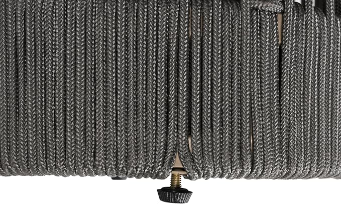 IRONORA Grey Hand-Woven PE Rattan Round Patio Side Table, Solid Acacia Wood Top Hollow Drum Accent End Table, Weather Resistant Coastal Side Table for Backyard Balcony Sunroom Living Room