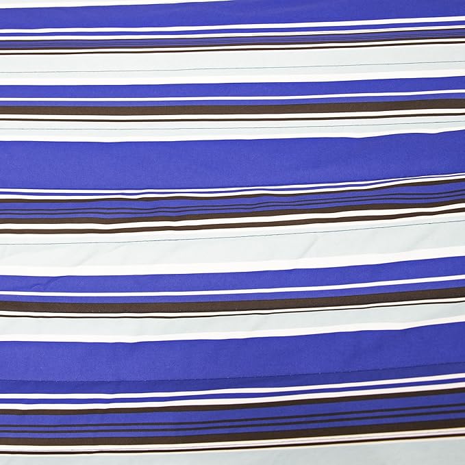 Sunnydaze Quilted Fabric Double Outdoor Hammock - 2-Person Hammock with Metal Curved Spreader Bars - Catalina Beach