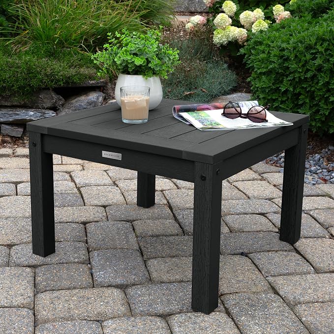 highwood AD-DSST1-BKE Adirondack Side Table, Black