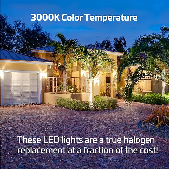 Newhouse Lighting WW15BRZ 16-Watt Outdoor Die-Cast Aluminum LED Wall Wash Flood, Weatherproof Landscape Lighting 1500 Lumens, 3000K Warm White, 120V, 1/2" Knuckle Mount, Bronze