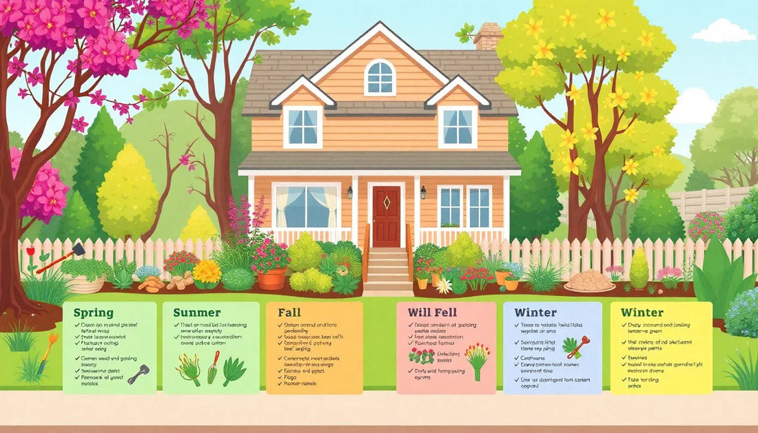 A Seasonal Front Yard Garden Checklist for the U.S.: Your Guide to Year-Round Maintenance