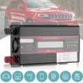 KIMISS Car Power Inverter DC 12V to AC 3000W Peak Power Inverter Pure Sine Inverter Convertitore with LCD Display for TVs, DVD Players, Lights, Smartphones, Laptops