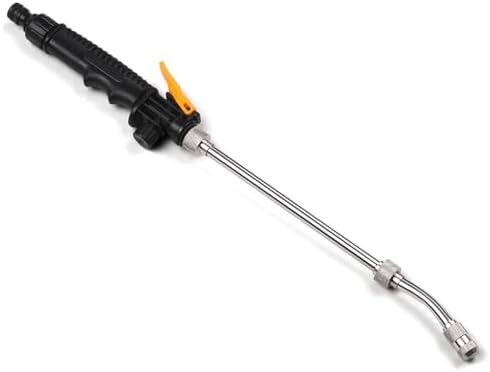 Rengue 2-in-1 High Pressure Washer, Materials, Jet and Fan Nozzles, 11.8in or 18.9in, for Home Garden 2-in-1 High Pressure Washer, ABS Alloy Copper Nan Household Appliances (48cm)