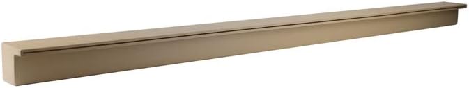 Tomaso 72" ABS Waterfall Cascading Sheer Descent Water Feature Spillway Pool Spa Wall Mount - Tan Plastic (72")
