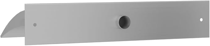 Stainless Steel Pool Fountain, 17.7-inch Rectangular Waterfall Spillway for Inground Pools, Garden Ponds, and Outdoor Water Features, Matte Finish, Silver