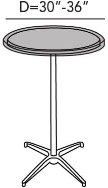Covermates Classic Round Table Top Cover – All-Weather Outdoor Table Protection, Water-Resistant Vinyl, Elastic Hem, Mesh Vents, Patio Furniture Cover, Round 30-36 DIAMETER, Green