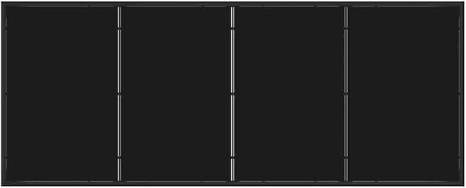 9-Piece Outdoor Dining Set, Black Powder-Coated Steel Patio Furniture, Rectangular Table and 8 Comfortable Garden Chairs for Backyard Hosting