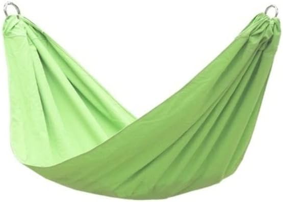 Portable Hammocks Rollover Prevention Yard Garden Backyard Canvas Fabric Hammocks Hanging Swing Bed for Patio Travel Hiking Hamac Hammock for Outdoor(Green)