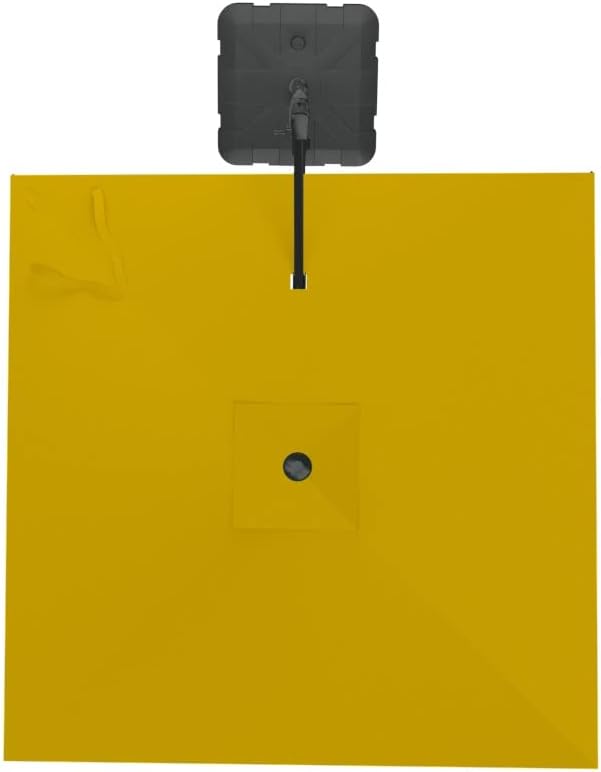 Midtown Umbrellas 9x9 Ft Outdoor Cantilever Patio Umbrella w/Sunbrella Terracotta Fabric - Tilt 360° Rotate Offset Patio Umbrella, Deck Patio Umbrella, Backyard Umbrella & Garden Umbrella - Black Frame
