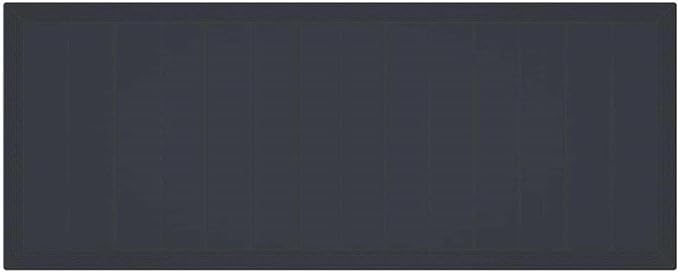 Afuera Living 11 Piece Poly Rattan Patio Dining Set, Anthracite Finish, UV-Resistant with Foam Cushions, Rectangular Table, Modern Outdoor Garden Furniture for Terrace or Backyard Dining, Seats 10