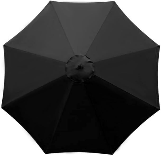 Flueyer 10Ft 8 Ribs Patio Umbrella Replacement Canopy Double-Layer Offset Cantilever Hanging Patio Umbrella Market Umbrella for Outdoor Umbrella(CANOPY ONLY)