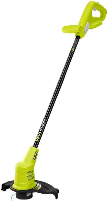 RYOBI ONE+ 18V 10 in. Cordless Battery String Trimmer (Tool Only) P20103, Green (Renewed)