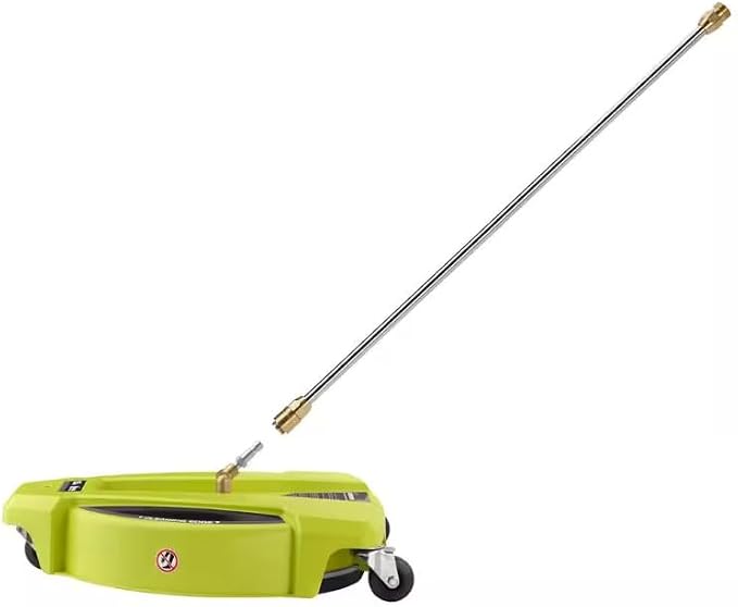 RYOBI 15 in. 3400 PSI Gas Pressure Washer Surface Cleaner with Caster Wheels (Renewed)