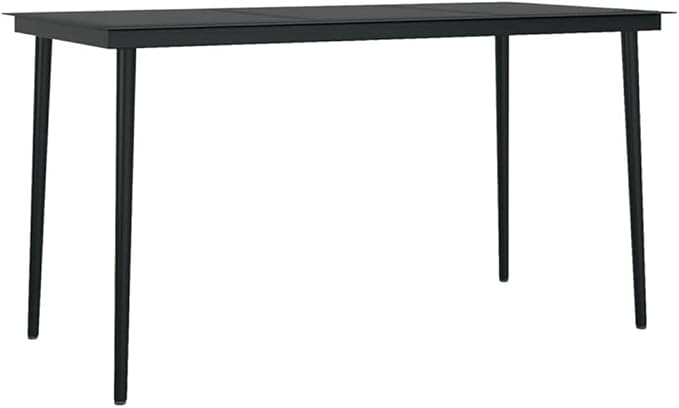 BOWERY HILL 5-Piece Contemporary Patio Dining Set, PE Rattan and Powder-Coated Steel, Gray and Dark Gray/Black Finish, Cushioned Seats, Weather-Resistant Design, Outdoor Furniture for Garden or