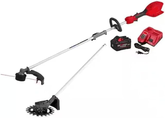for Milwaukee.d M18 Fuel 18V 16 in. Brushless Cordless Batery Powered String Trimer 8.0 Ah Kit with Reciprocator Attachment + TPT Premium cart