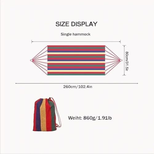 Generic Rainbow Pattern Hammock, Includes Shoulder Bag, Giant Size Towel, Watermelon Pattern Straw Hat, Watermelon Shaped Earrings. Maximum Weight Recommendation: 450 Pounds.