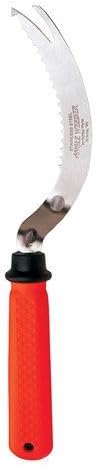 Garden Works Angle Weeder for Right Hands Red Comfort Grip