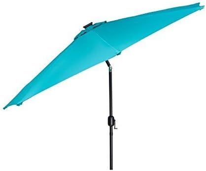 Trademark Innovations Deluxe Solar Powered LED Lighted Patio Umbrella - 9'