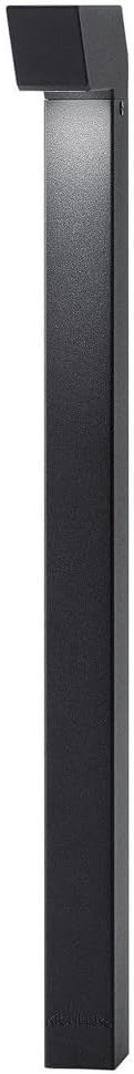 KICHLER 12V LED Right Angle Path Light Textured Architectural Bronze, 22.00x5.75x1.50