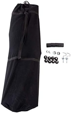 Thxbye Professional Black & Silver Flowers Hammock Stand with Polyester Coffee Stripe Hammock