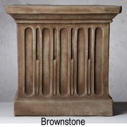 Campania International FT-240-BR Three Tier Longvue Fountain, Brown Stone Finish
