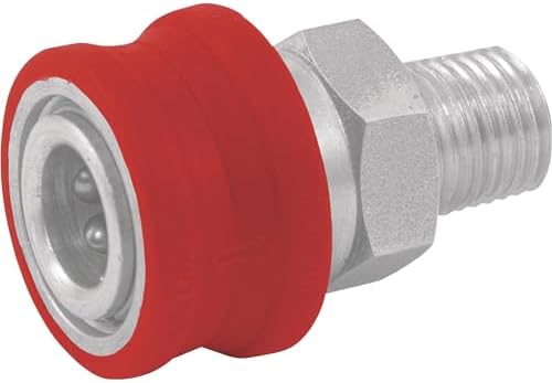 Northstar Pressure Washer Insulated Quick-Connect Coupler - 1/4in. NPT-M, 5000 PSI, 12.0 GPM, Stainless Steel, Model Number 2100386P