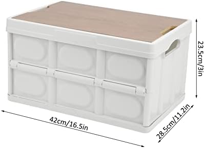 Outdoor Storage Box - 30L Durable Removable Deck Box for Patio Cushions, Gardening Tools, Sports Equipment, and Outdoor Accessories