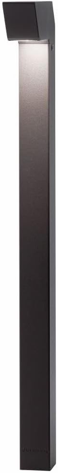 KICHLER 12V LED Right Angle Path Light Textured Architectural Bronze, 22.00x5.75x1.50