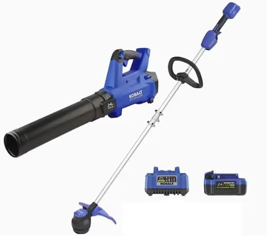 Kobalt 24-Volt BL Leaf Blower and String Trimmer Combo Kit