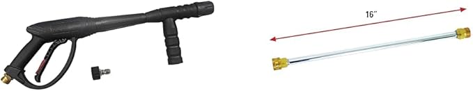 Simpson Pressure Washer Gun up to 4500 PSI with 16-Inch Wand for Cold Water Use up to 3600 PSI
