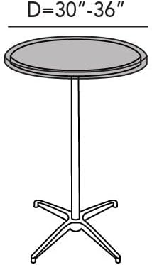 Covermates Classic Round Table Top Cover – All-Weather Outdoor Table Protection, Water-Resistant Vinyl, Elastic Hem, Mesh Vents, Patio Furniture Cover, Round 30-36 DIAMETER, Green