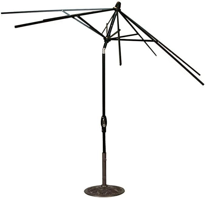 Treasure Garden 11-Foot (Model 812) Deluxe Auto-Tilt Octagon Market Umbrella replacement frame with Black Finish